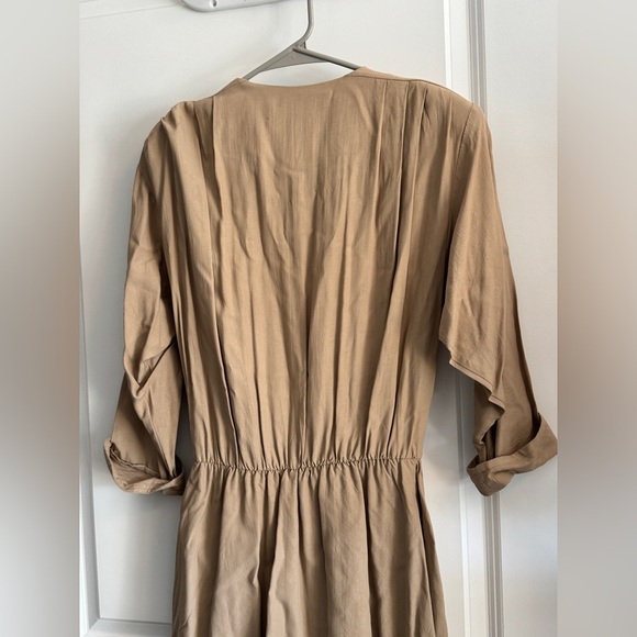 Vintage Stuart Alan Tan Women's Dress - Picture 9 of 10